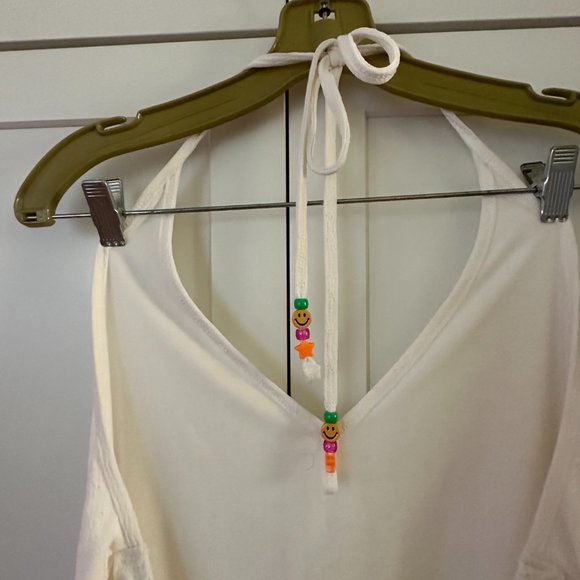 Wild Fable White Sun Dress, Halter Tie, Size XL - Picture 5 of 7